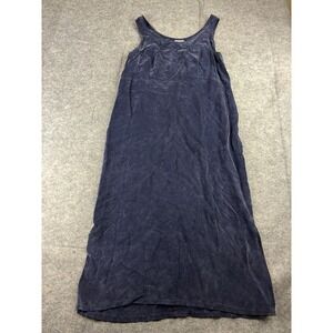 VTG Rabbit Designs Dress Woman 10P Blue Tank Maxi Fairy Renaissance USA Y2K 90s